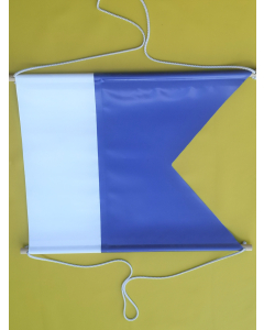 Dykkerflagg stort (100x120 CM)